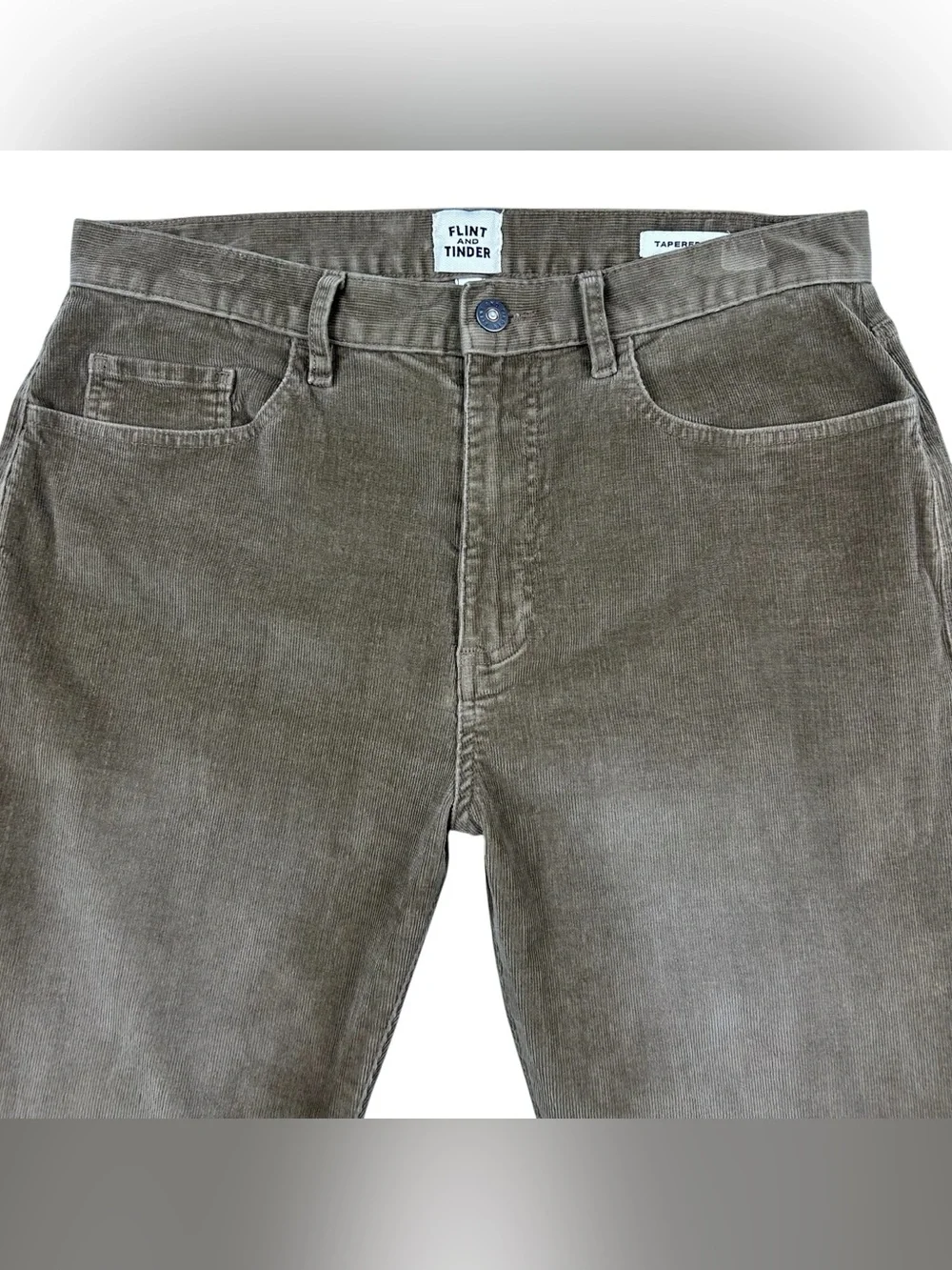 Flint and Tinder 365 Brown Tapered Fit Corduroy Pants 32x31 Huckberry Preppy